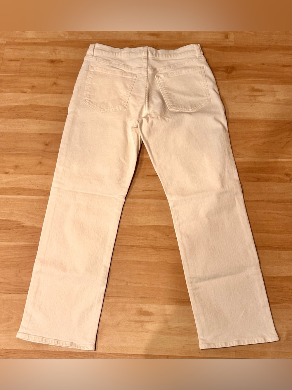 ๐ NWT Madewell Tile White The Petite '90s Straight Jean Size 29P - Picture 13 of 16